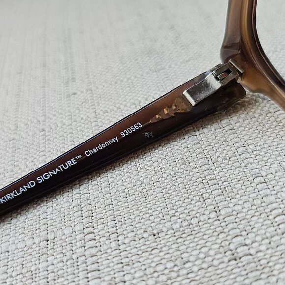 Kirkland Signature Eyeglasses/Sunglasses Frame CHARDONNAY Blonde Tortoise Italy - Picture 7 of 11